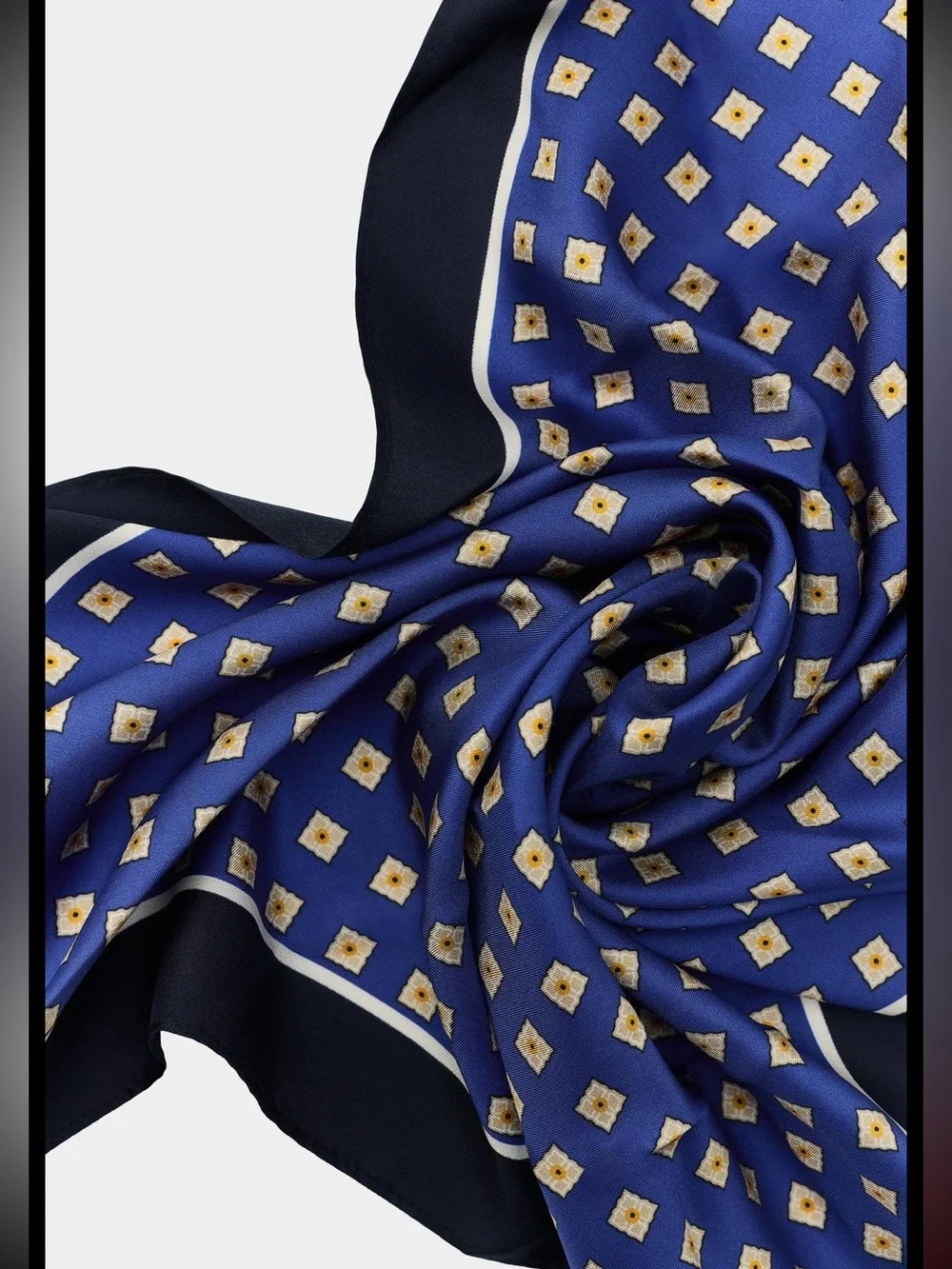 Zara 100% silk scarf, 53 x 53 cm